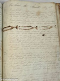 Antique Whaling Logbook - Bark Marcella of New Bedford 1844-1845