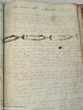 Antique Whaling Logbook - Bark Marcella of New Bedford 1844-1845