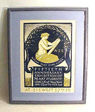 Antique woodcut print by Allen Lewis
