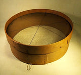 Antique wooden sieve from Nantucket