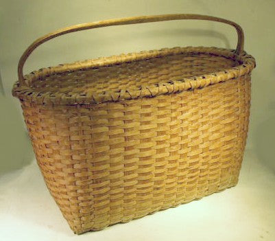 Antique woven splint basket