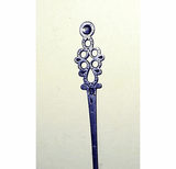 Antqiue set of 7 silver skewers