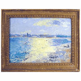 Beach scene by Gertrude Martin Tonsberg