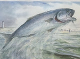 Bluefish at Great Point Nantucket Print by George C. Thomas