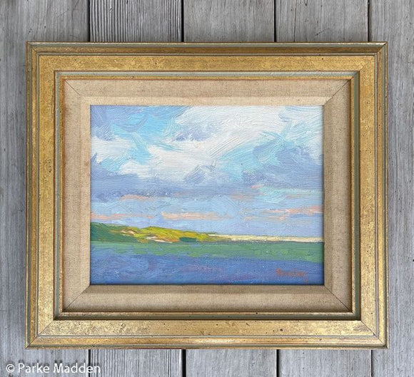 Blustery Day Madaket Painting by Thomas Dunlay
