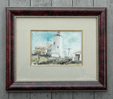 Cape Cod Lighthouse Watercolor by John Austin