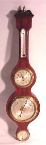 Chelsea wall barometer with clock