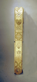 Choice antique American scrimshaw busk