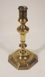 Choice antique brass candlstick