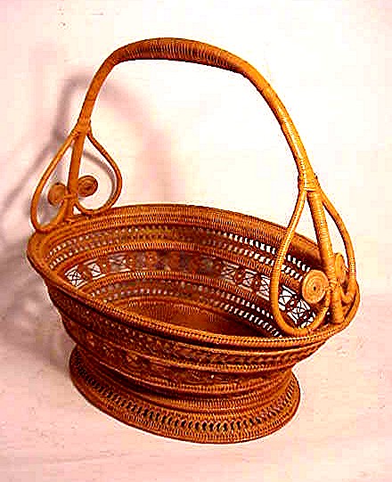 Choice antique finely woven basket