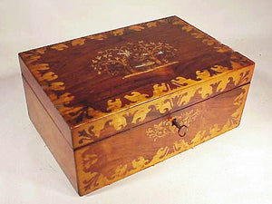 Choice antique ladies dresser box circa 1860