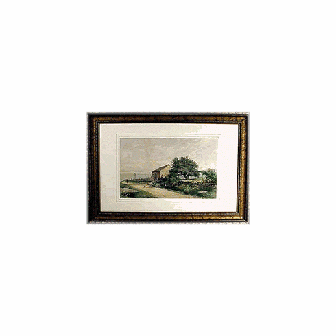 Choice antique Nantucket watercolor circa 1890.