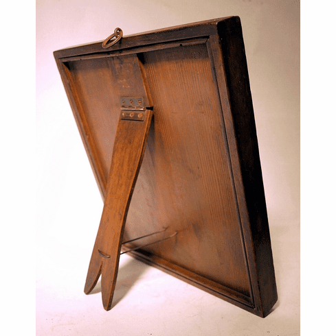 Choice antique travelling LOOKING GLASS.