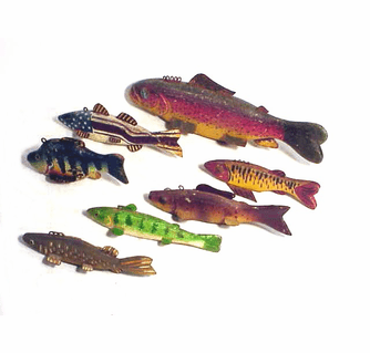 Collection of old Great Lakes fishing lures – Paul Madden Antiques
