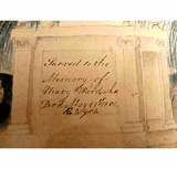 Early 19th C. Watercolor Memorial from Lexington, Mass.