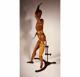 Exceptional antique carved wooden artist's model