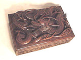 Finely carved antique Export table box