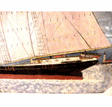 Folk art ship painting of the "Alice R. Ray"