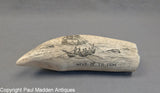 Give It To Him - Vintage Scrimshaw Tooth by William Perry