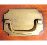 Handsome antique mahogany strong box