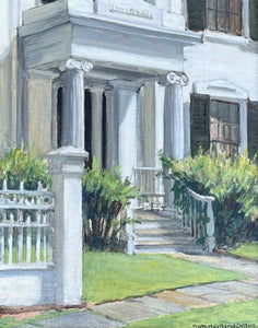 Levi Starbuck House, Nantucket oil painting by Ruth Haviland Sutton