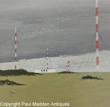 Low Beach / Loran Station Nantucket Painting by John Austin