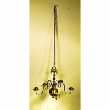 Miniature Dutch brass CHANDELIER