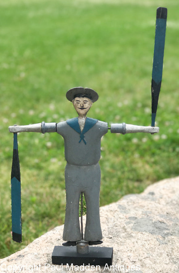Nantucket Sailor Boy Whirligig by Frederick Ray