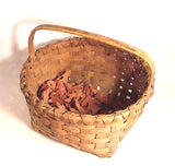 New England splint basket with branded name.