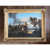 Oil on canvas landscape attributed to Thomas Chambers