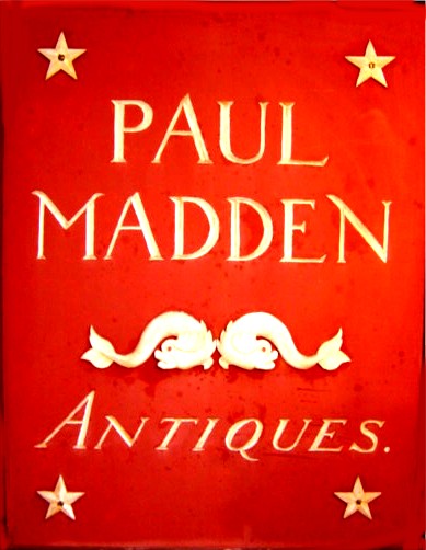 Old Antiques Dealer sign from Nantucket
