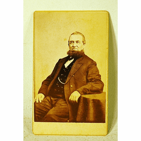 Original CDV of Captain McCleave, Nantucket