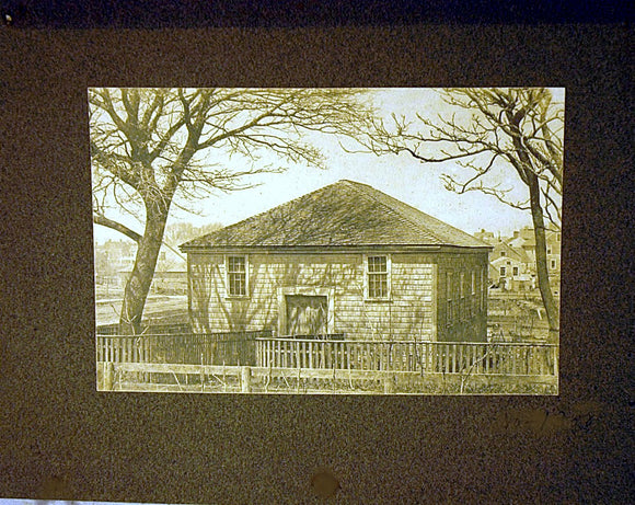 Original photograph of the old Nantucket Black meeting house.
