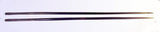 Pair antique BRASS knitting needles