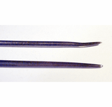 Pair antique BRASS knitting needles