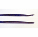 Pair antique BRASS knitting needles