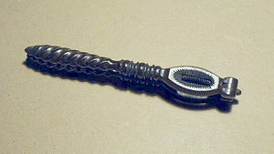 Pair antique  steel NUT CRACKERS