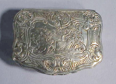 Rare 18th C. French silver snuff box