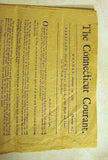 Rare 1st edition of The Connecticut Courant newspaper