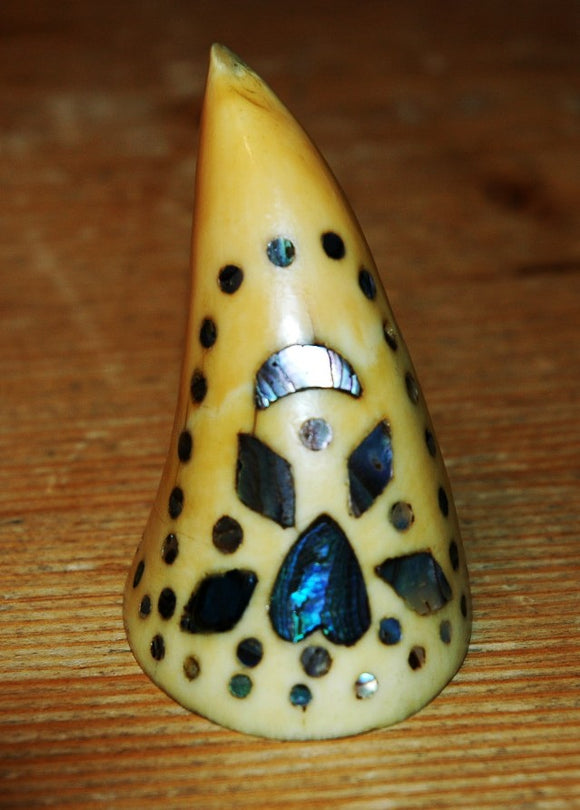 Rare American scrimshaw stamp 
