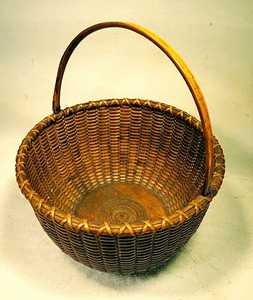 Rare and choice early Nantucket Lightship Basket
