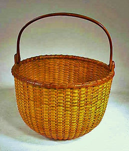Rare and choice Nantucket Lightship basket dated 1871