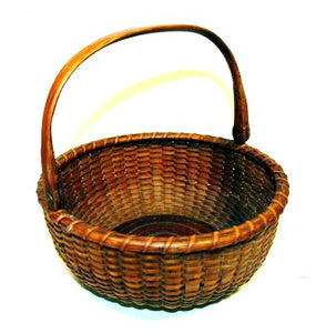 Rare and choice Nantuclet Lightship basket  label