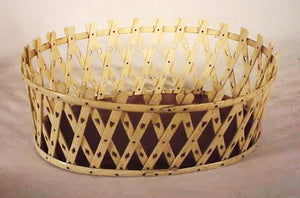 Rare and important antique scrimshaw sewing basket