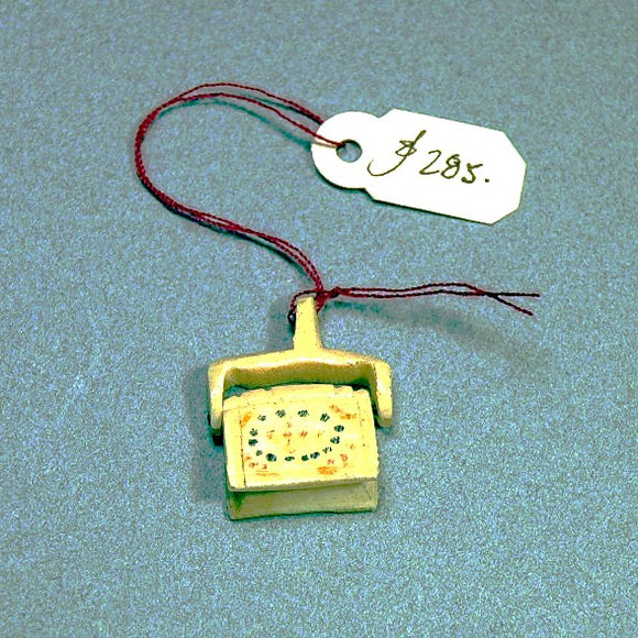 Rare antique American scrimshaw watch fob.