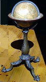 Rare antique American terrestrial globe on floor stand
