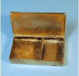 Rare antique brass and steel TINDER BOX