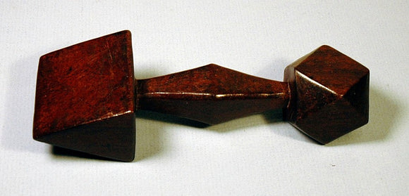 Rare antique carved MAHOGANY seamer
