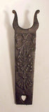 Rare antique cast-iron signed bootjack
