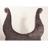 Rare antique cast-iron signed bootjack